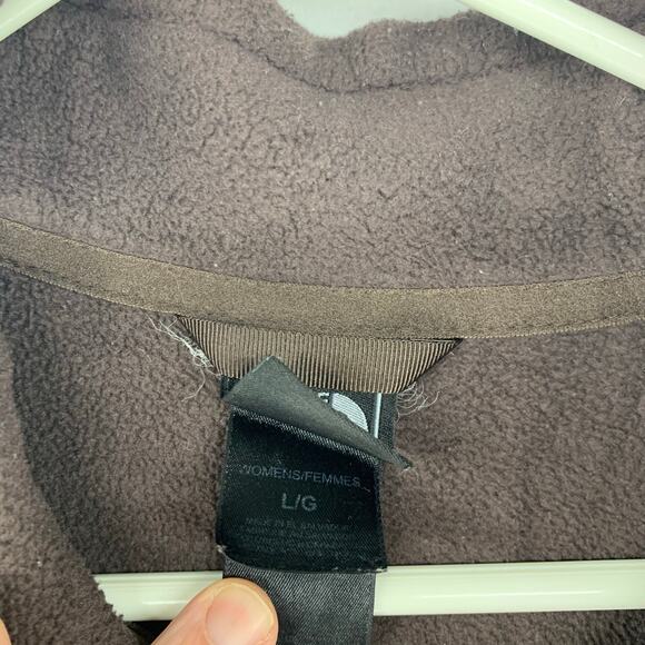 The North Face Women's Brown Full Zip Fleece Jacket Size L - Picture 10 of 15